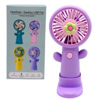 Вентилятор (вбудований акумулятор, USB кабель), ЗЕЛЕНА серединка MIC Q168A