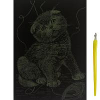 Гравюра Gold Metallic: Британське кошеня (А5) Економ Danko toys ГрА5