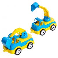 Дитячий екскаватор "Mini Matik" 002/4BMS(Blue) рухома стріла, 13,5 см