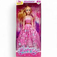 Лялька Happy Girl, у рожевій сукні (вид 2) MIC YE-3/4