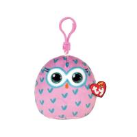 Дитяча іграшка м’яконабивна TY SQUISH-A-BOOS 39573 Сова WINKS 12 см TY 39573