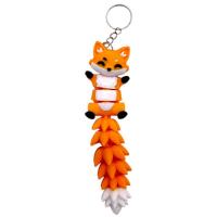 3D Брелоки FLEXI FOX LONG TAIL/ ЛИСИЧКА ХВОСТИК KEYCHAIN, 3D друк OYTOY 05071100