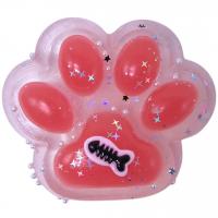 Лапка-антистрес (11 см) таба, прозоро-коралова MIC 712357