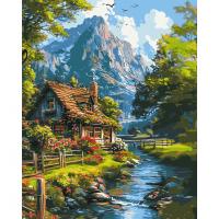 Картина за номерами "Тихе гірське життя" LW3438, 40х50 см