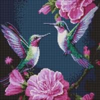 Алмазна мозаїка "Казкові птахи" ©art_selena_ua AMO20025, 40х40 см