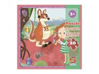 Пазл Зоопарк: Кенгуру, 20 елем. (21х20 см) Gtoys LZ11