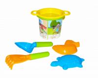 Набір для піску Прованс, 6 ел. з термонаклейка Wader 39505