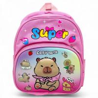 Рюкзак дитячий, 25х30х12 см (Капібара Рожевий) MIC C72875