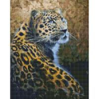 Алмазна мозаїка Граціозний хижак 40х50см Ідейка AMO7561