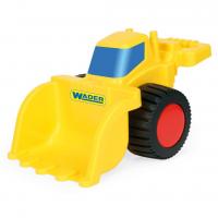 Пластикова іграшка Бульдозер, з ручкою Wader 70400