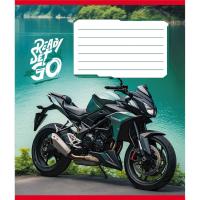 Зошит учнівський "Мото на природі" 024-959056L-1 в лінію, 24 аркуша