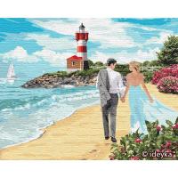 Картина за номерами. "Маяк кохання" 40 * 50см КНО4784