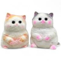 Жуйка-тягучка (таба сквіш) Котик-пухнастик, 8,5 см, мікс видів MIC IRM-3