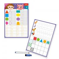 Дошка-тренажер Фігури та форми Vladi Toys VT5010-27