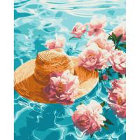 Картина за номерами "Водяні півонії" BS54087, 40x50 см