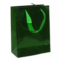 Пакет подарунковий (23,5х8,5х18 см.), смарагдовий MIC M48861