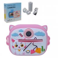 Фотоапарат-термопринтер Котик (рожевий) MIC C72975