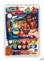 Картина за номерами Нічне місто Dankotoys KN-03-09