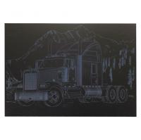 Гравюра А4 "Вантажівка-1" ГрА4-7с економ варіант в пакеті 29,7х21 см