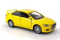Машинка KINSMART Mitsubishi Lancer Evolution X (жовта) Kinsmart KT5329W