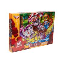 Пазли Maxi Звірятка на пляжі, 60 елементів Dankotoys Mx60-08-15