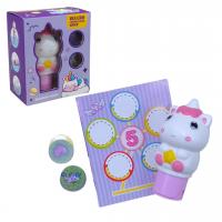 Набір штампи-наліпки Единоріг Velcro Compression Mold MIC ME-179