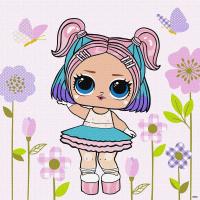 Картина за номерами L. O. L. Surprise! Spring Bling CandyQT  40х40 см Ідейка KHO1104