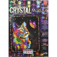 Набір для креативної творчості CRYSTAL MOSAIC, Киця з метеликом Dankotoys CRM-02-01,02,03,04...10