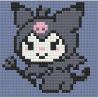 Алмазна мозаїка (міні) Куромі (Kuromi), 10х10 см Origami ODM0103