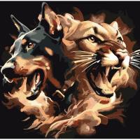 Картина за номерами Тандем 30х30 см Art Story AS2243