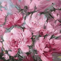 Картина за номерами Пишний букет 40х40 см Ідейка KHO3253