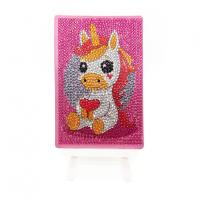 Алмазна мозаїка "Єдиноріг" DM4002 з мольбертом 10х15 см