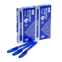 Ручка "пише-стирає" M-6005 синя, упаковка 12 шт