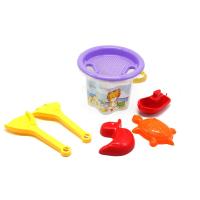 Набір для гри з піском Квіточка, 7 елементів прозорий TIGRES 39811