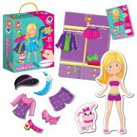 Гра настільна Магнітна одягалка. Меган і Поллі, укр Vladi Toys VT3702-11