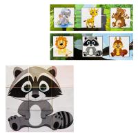 Кубики Збери картинку: Забавні тварини Bamsic 0415