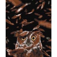Картина за номерами Розумна сова  Brushme BS39947