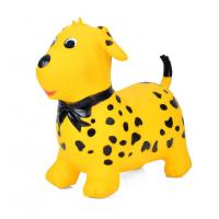 Дитяча іграшка-стрибун "Цуценя" MS 4160(Yellow) гума, до 20 кг