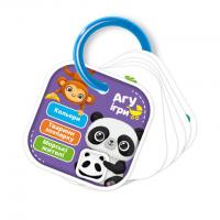 Картки на кільці Кольори: Тварини (укр) Vladi Toys VT2000-01