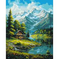 Картина за номерами "Гірський пейзаж" LW3437, 40х50 см