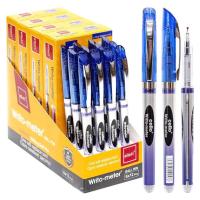 Ручка масляна ET8048-12(Blue) блакитний 0,5 мм "10км"