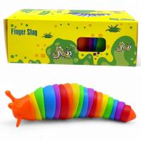 Іграшка антистрес Равлик 17 см веселка MIC MS031 / 105-JMMC