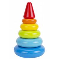 Пірамідка пластикова, 20 см (5 колечок) Технок 6863