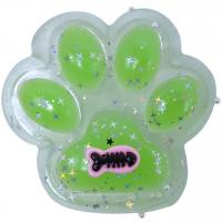 Лапка-антистрес (11 см) таба, прозоро-зелена MIC 712357