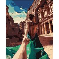 Картина по номерах Закохана пара і Рим 40х50 см Оптифрост 0127