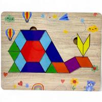 Деревʼяна головоломка Танграм Равлик 17х14 см MIC Puz-88957