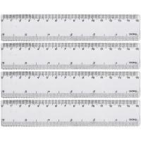 Лінійка прозора Bambi 8815 пластикова, 15 см