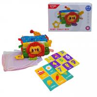 Розвиваюча гра Серветниця, пискавка, шелесткі елементи, прорізувач, люстерко, килимки HUANGER HE8054