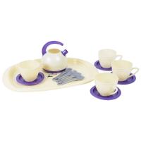Набір посуду з підносом, 14 елем. (фіолетовий) Orion 955 в.3