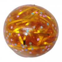 Антистрес з конфетті Кулька (5,5 см), золотистий MIC KA-23-1298